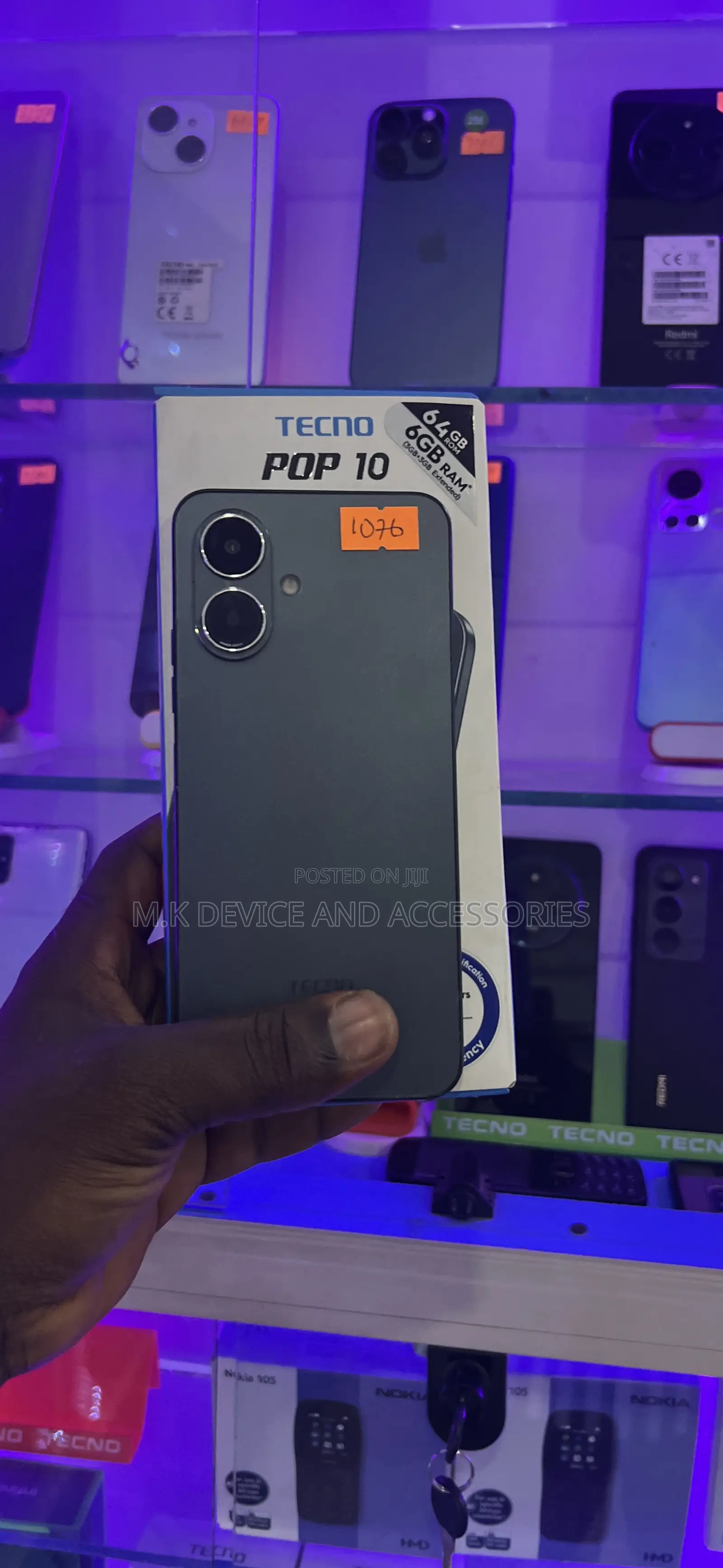 Tecno Pop 10 64 GB Black