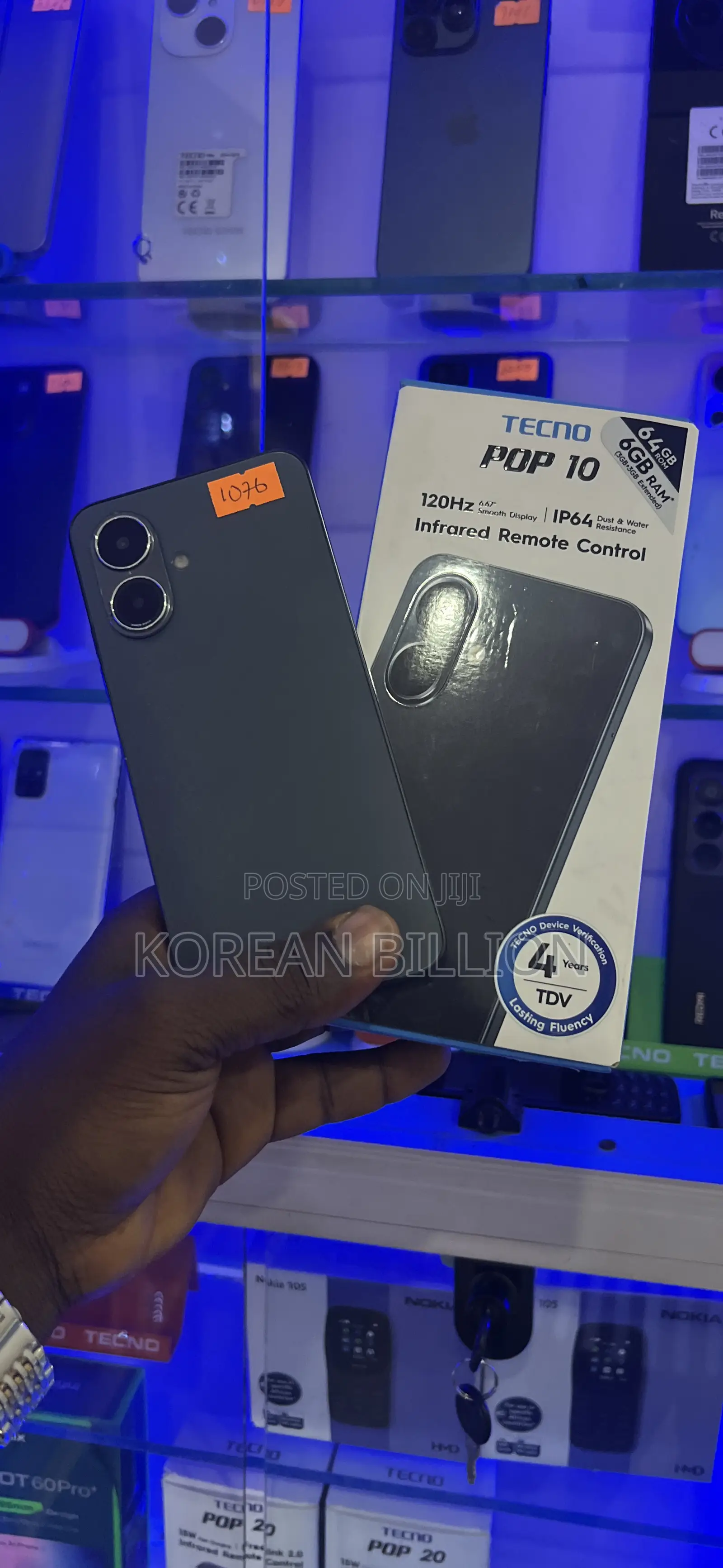 Tecno Pop 10 128 GB Black