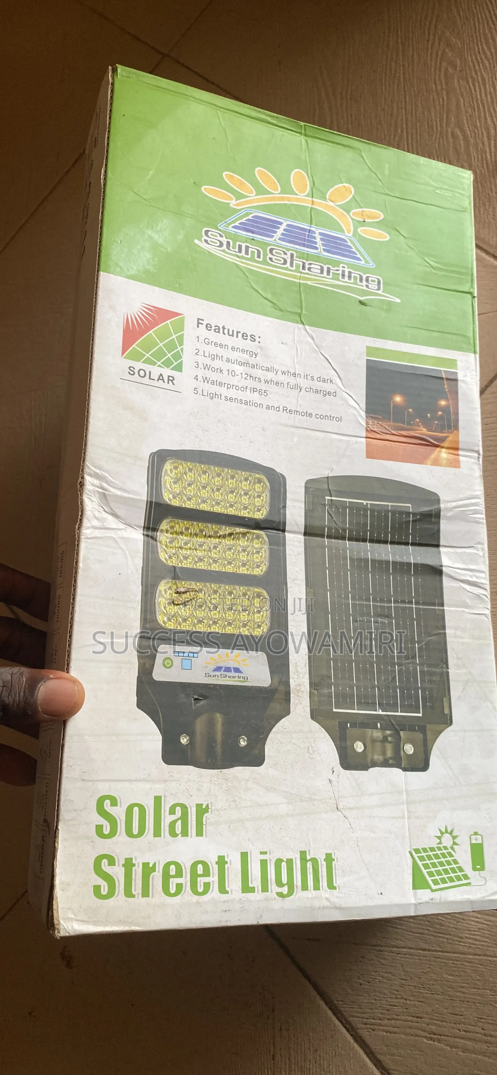 Censor Solar Street Light
