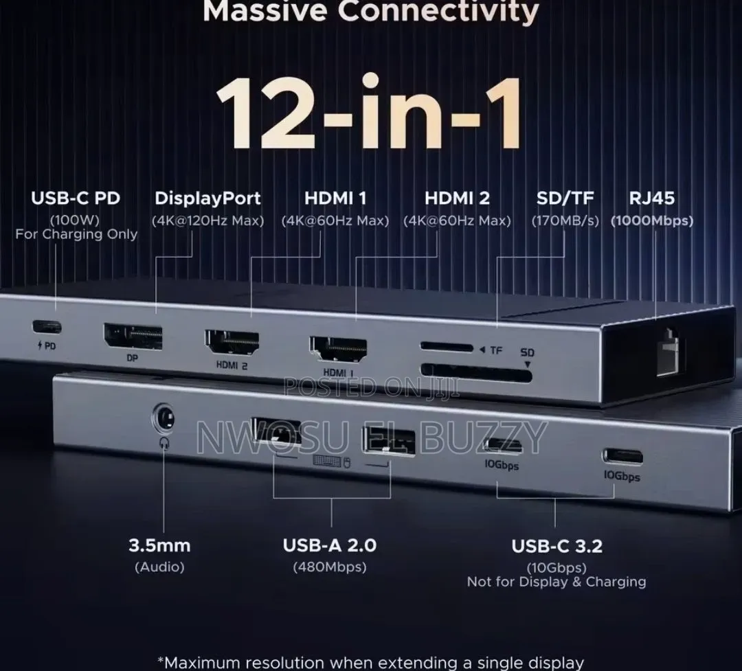 UGREEN Revodok Pro 3121 12-in-1