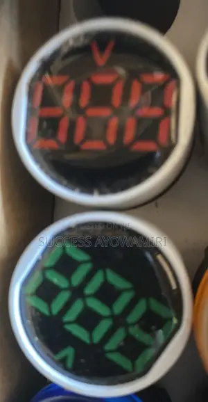 Digital Panel Lights Voltage Indicator