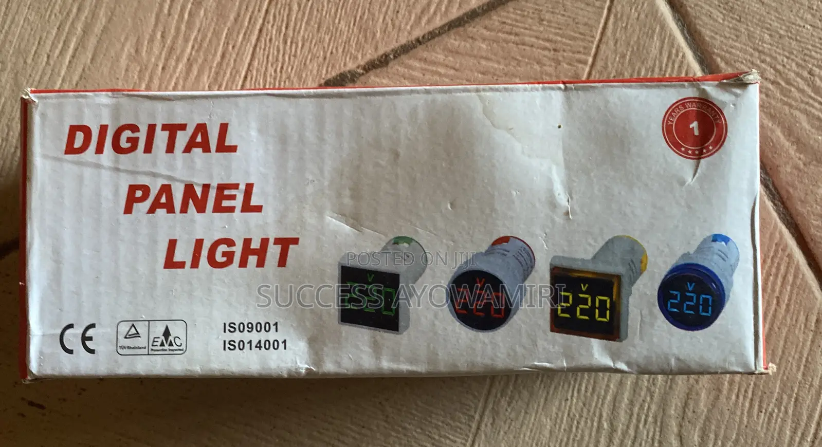 Digital Panel Lights Voltage Indicator