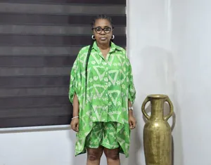 Adire Top and Shorts