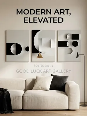 3 Set Framless Abstract