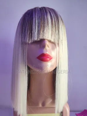 Blend Straight Light Blond Hair