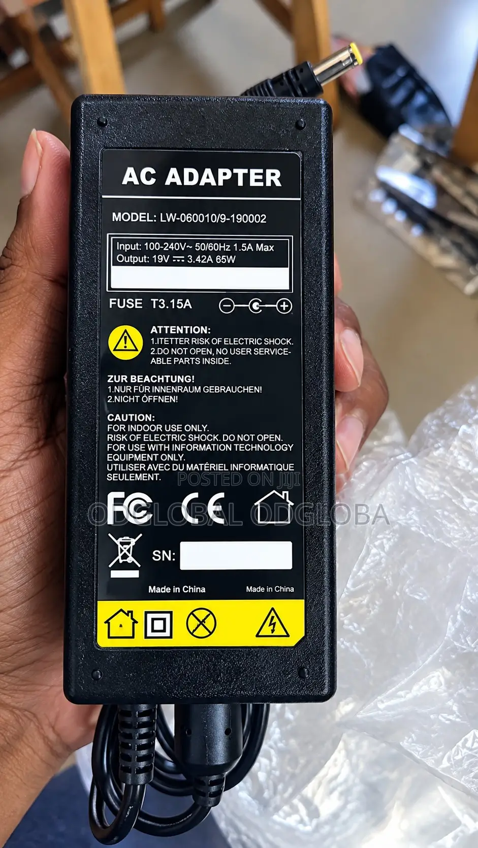 60W AC Adapter, Standalone Laptop Charger