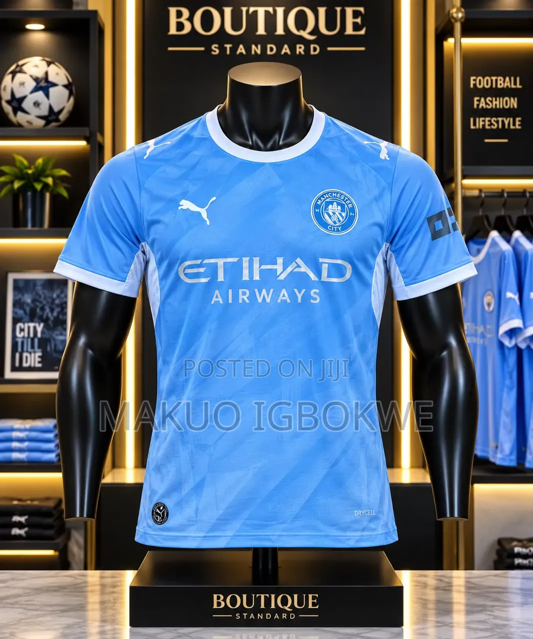 Original Manchester City and Liverpool Jerseys