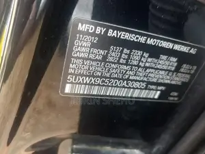 BMW X3 xDrive28i 2013 Black