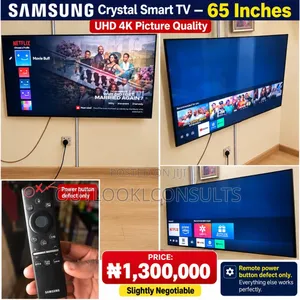 Samsung's 65 Crystal Uhd Smart TV