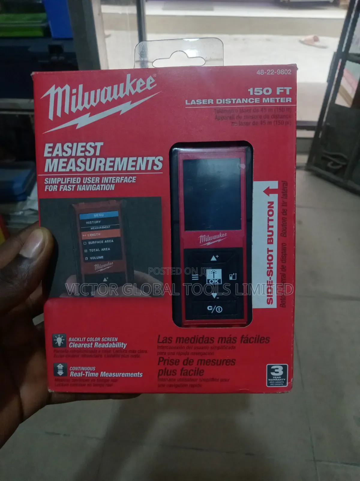 45m/150ft Laser Distance Meter