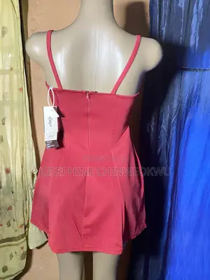 New Red Mini Skater Dress