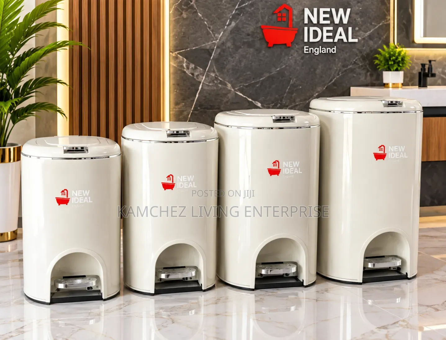 Quality New Ideal England Pedal and Soft Touch Office Waste Bin