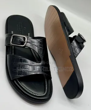 Quality Gianfranco Butteri Leather Palm Slippers