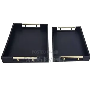 Quality 3in1 Bamboo Black Tray 