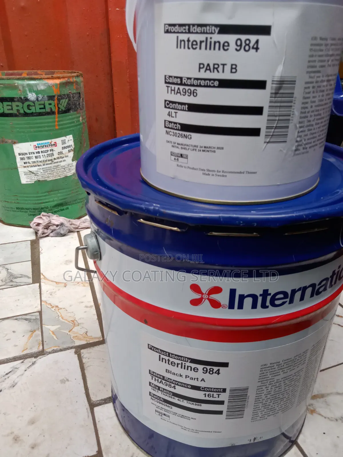 Interline 984 Epoxy Black