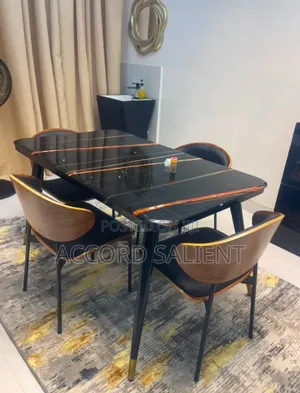 4 Seater Marble Dining Set