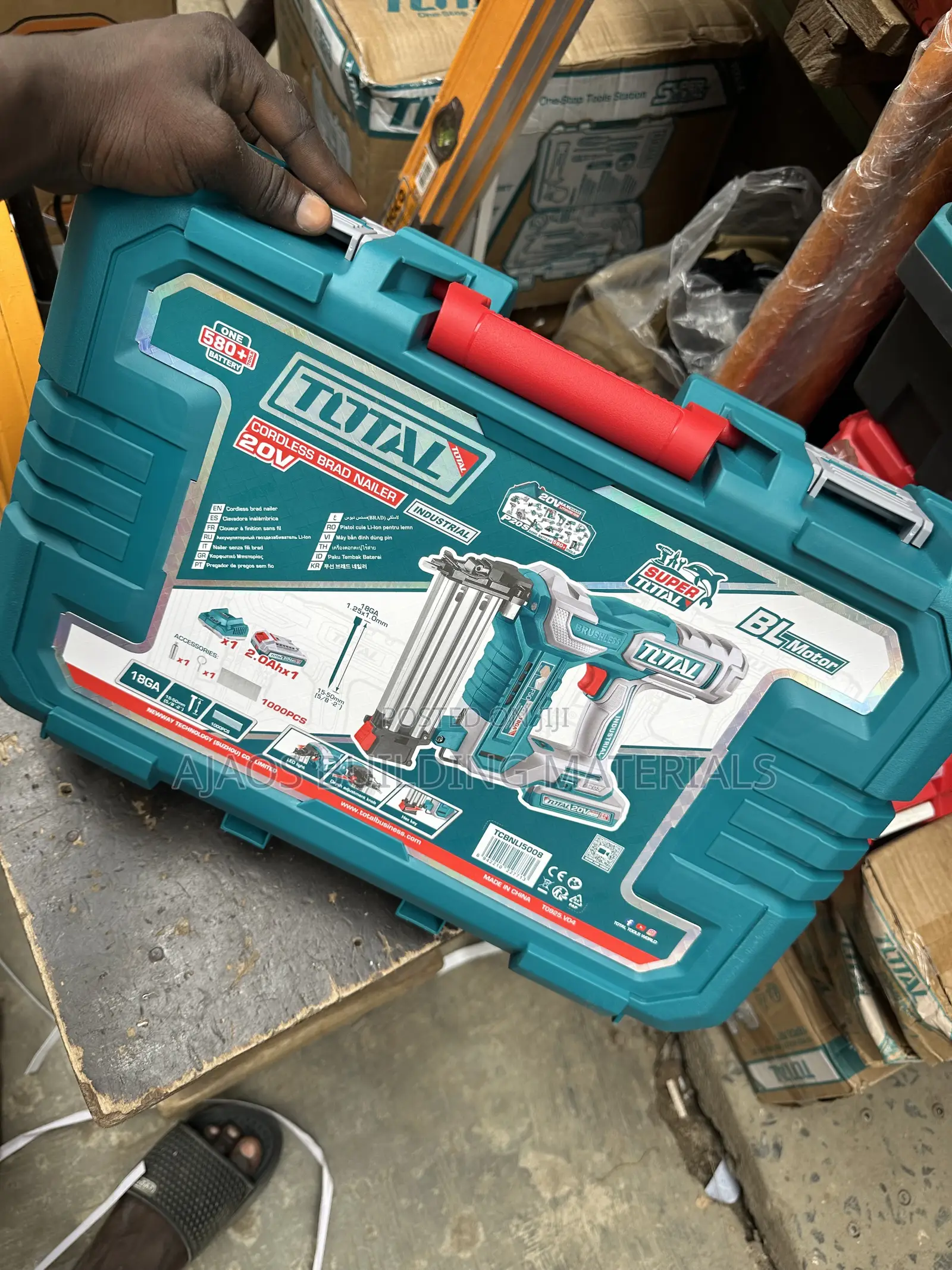 20v Cordless Brad Nailer