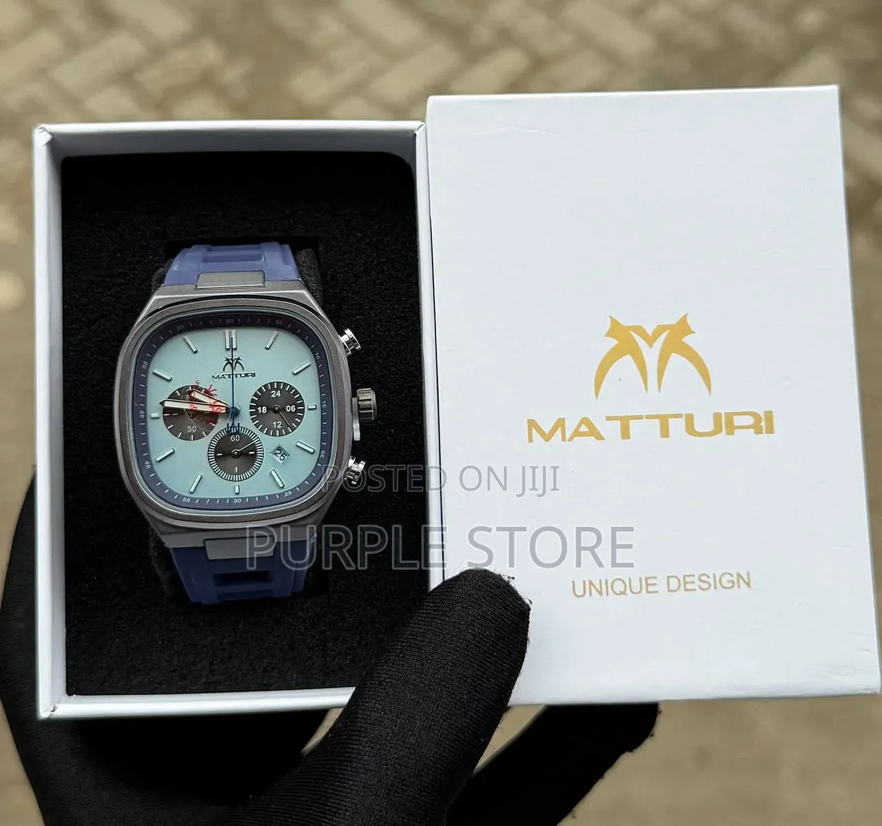Matturi Chronograph Square Dial Watch