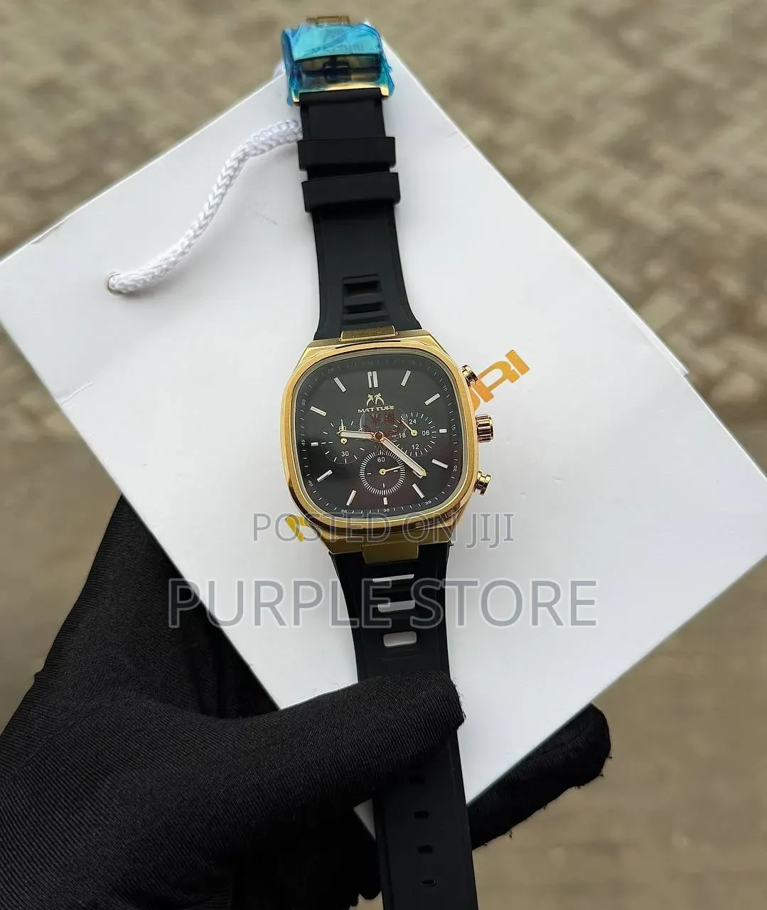 Matturi Chronograph Square Dial Watch