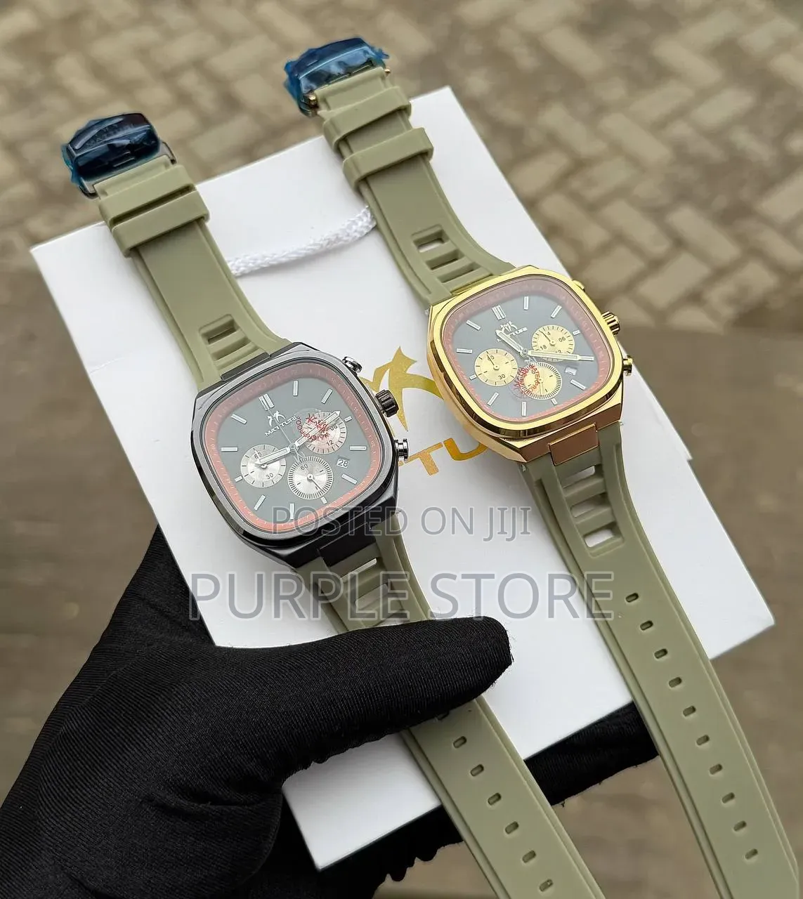 Matturi Chronograph Square Dial Watch