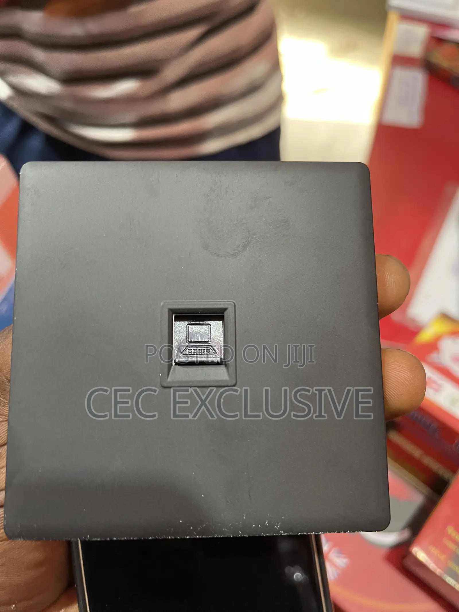 Black Cat6 Data Socket