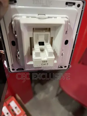 Black Cat6 Data Socket