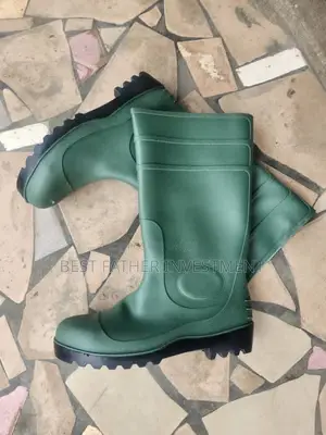 Green Heavy Duty Safety Long Rainboot