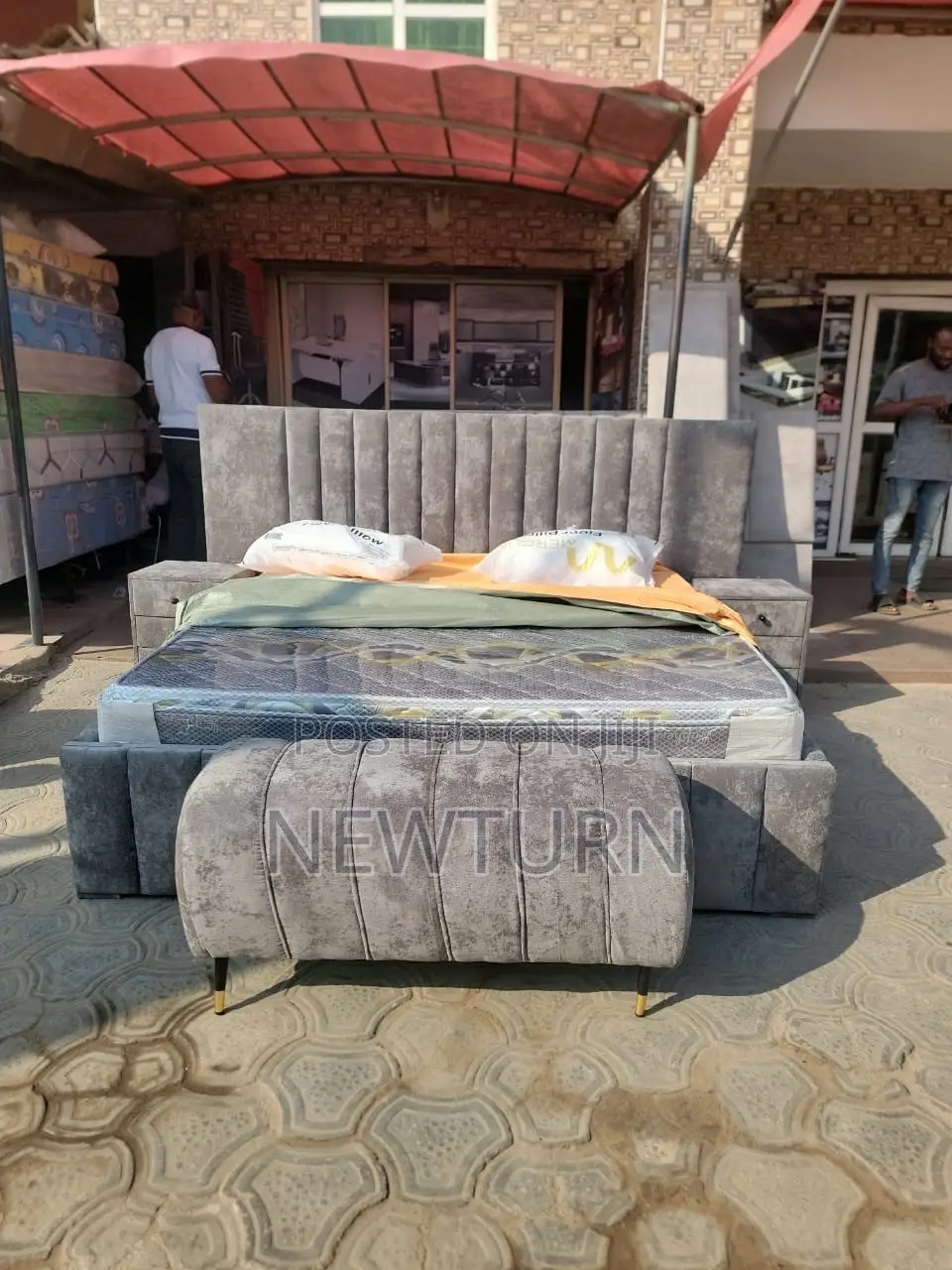 6by6 Master Bed Frame With Side Drawers.