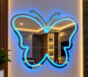 Luxury Butterfly LED Mirror – Perfect for Modern Interiors