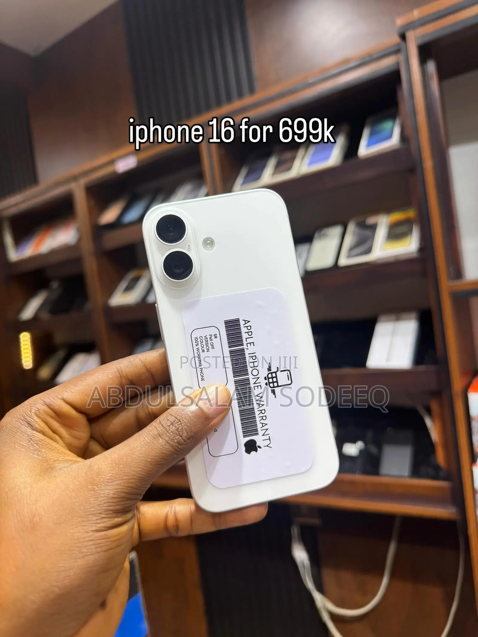 Apple iPhone 16 128 GB White
