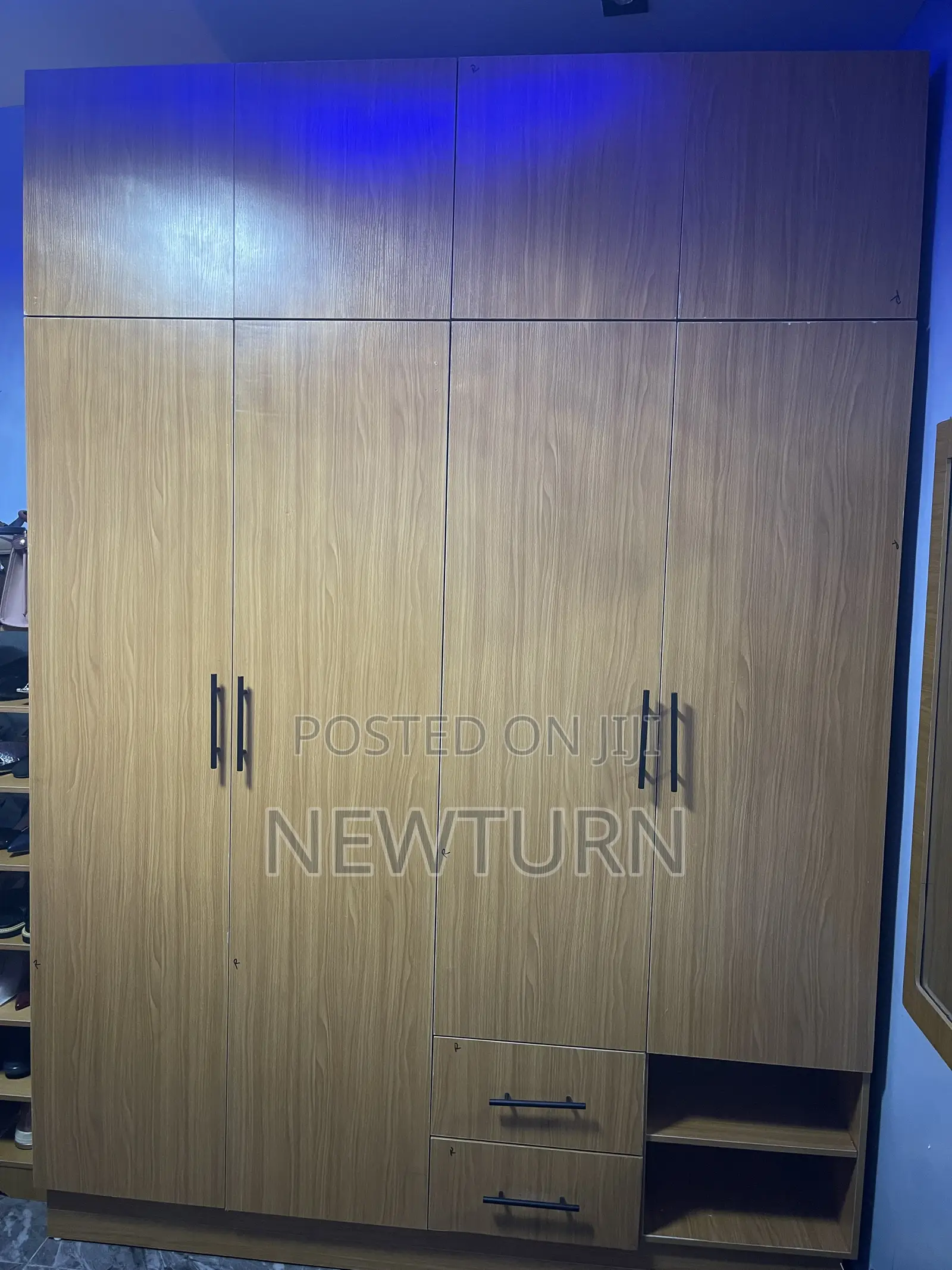 HBF Four Doors Wardrobe With Drawers.