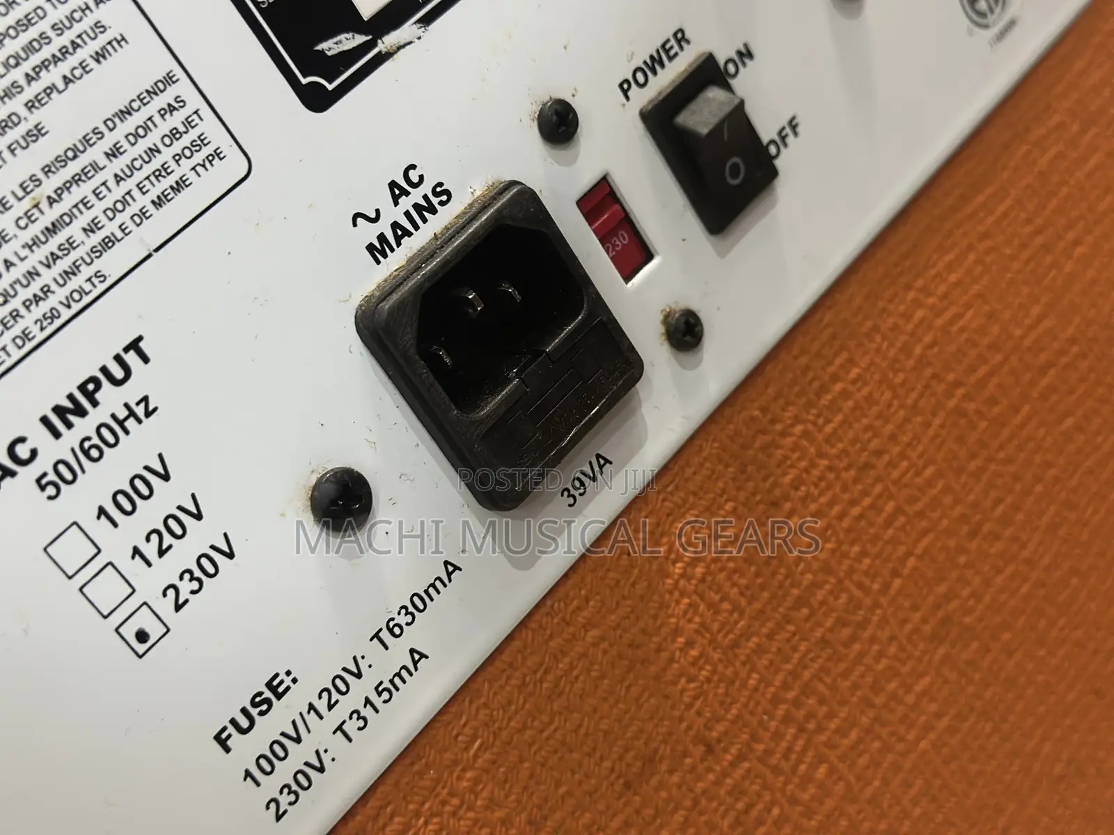 Guitar Combo Amp Orange With Effect