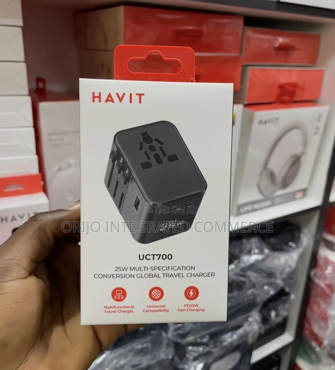 Havit Uct700 25w Multi-Specification Conversion Global Travel Charger