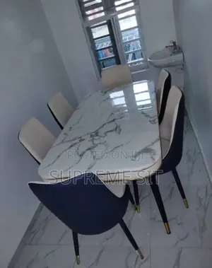 Luxury Foreign Marble Dinning Set.