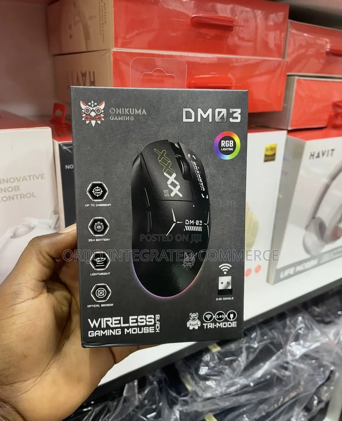 Onikuma Try Connection Mode Wireless Gaming Mouse Dm03
