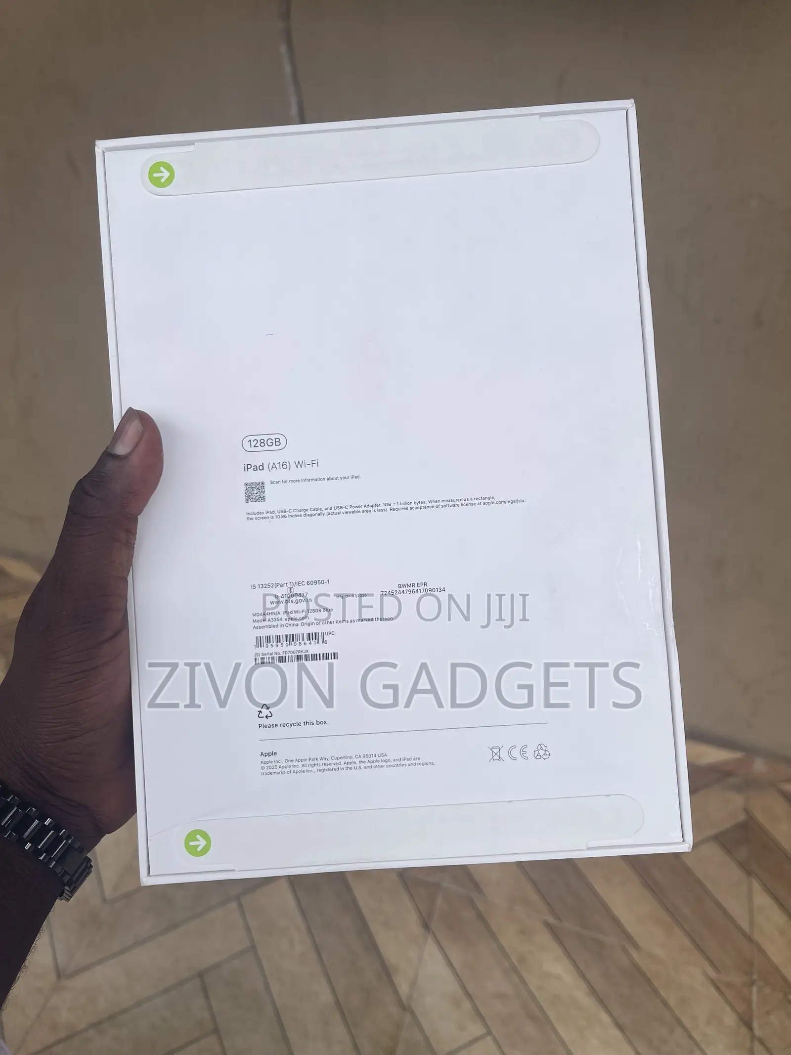 New Apple iPad (2025) 128 GB Silver