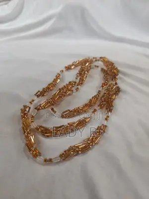 Dangling Spiral Amber Beaded Jewelry Set