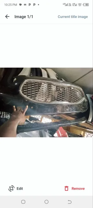 Front Bumper Kia Quoris 2014