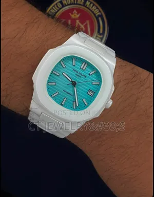 High White Ceramic Patek Philippe Nautilus Custom Timepiece