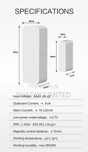 Tuya Smart Door Sensor