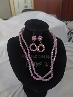 Dainty Flowery Lavender Nature-Inspired Jewelry Set