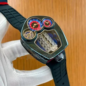 Luxury Jacob Co. Bugatti Tourbillon Wristwatch