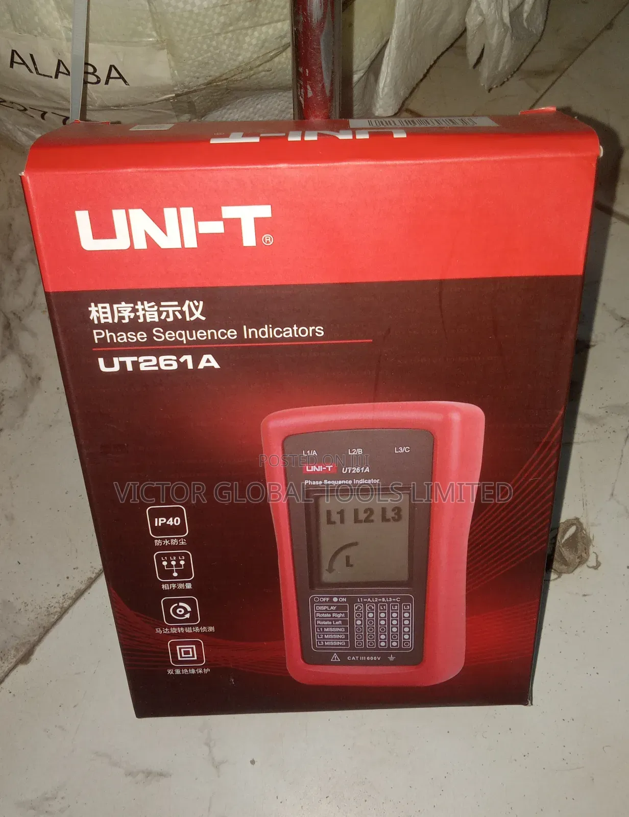 UT261A Phase Sequence Indicator
