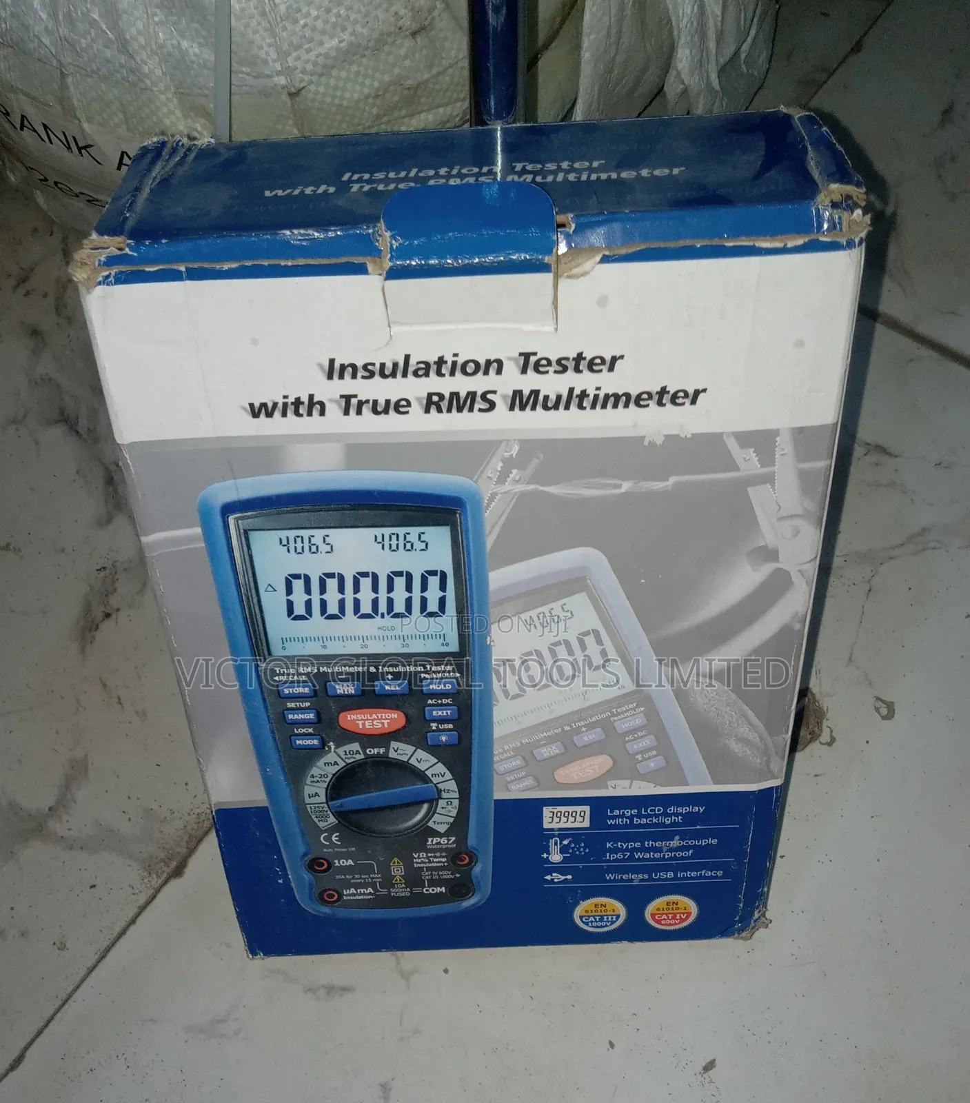 Insulation Tester With True RMS Multimeter