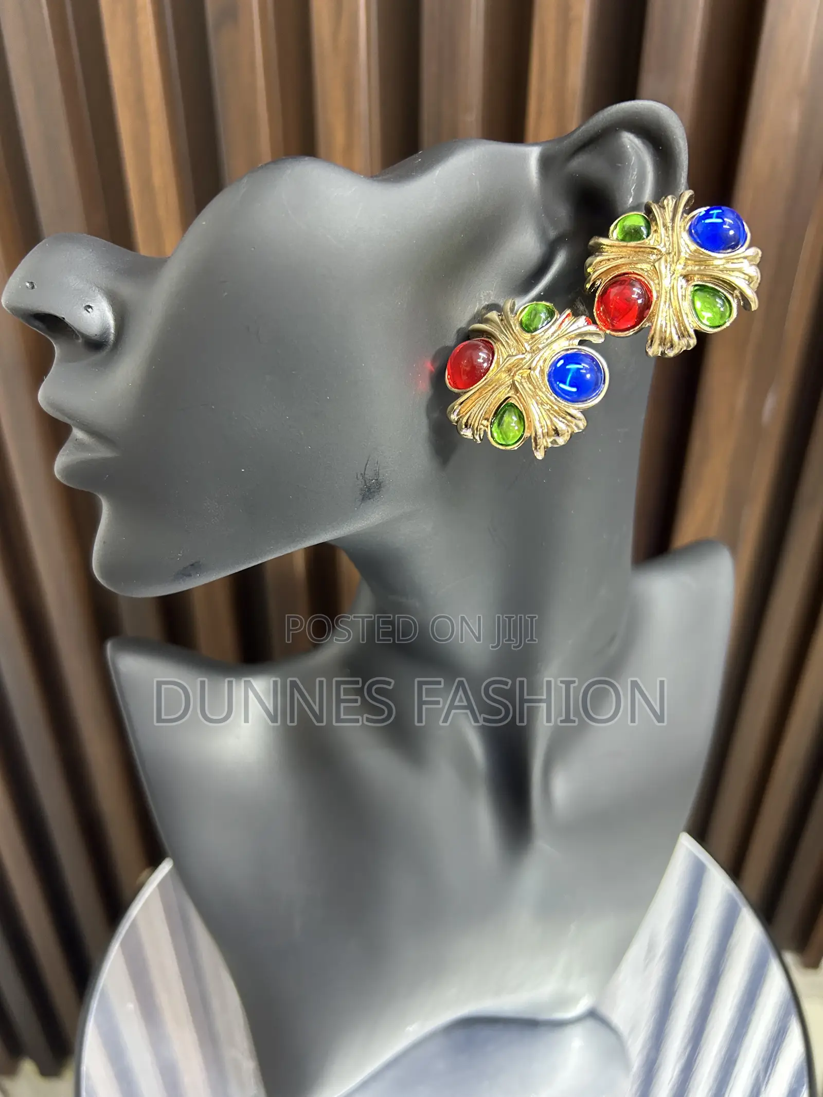 Gemstone Statement Earrings