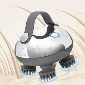 Electric Head and Scalp, Neck Massager, Portable Rechargeable Handheld