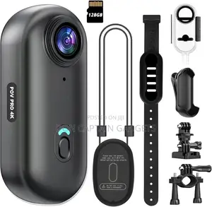 HD Wearable Action Camera ClipOn Body Cam for Vlogging Outdoor Sports