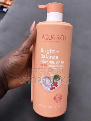 Aqua Rich Bright + Balance Body Gel Wash - 1000ml