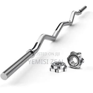 EZ Curl Bar Workout Barbell Rod