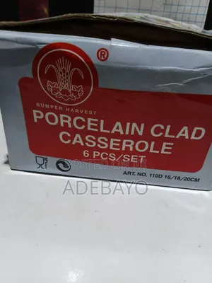 PORCELAIN CLAD CASSEROLE (Food Packaging Plate )